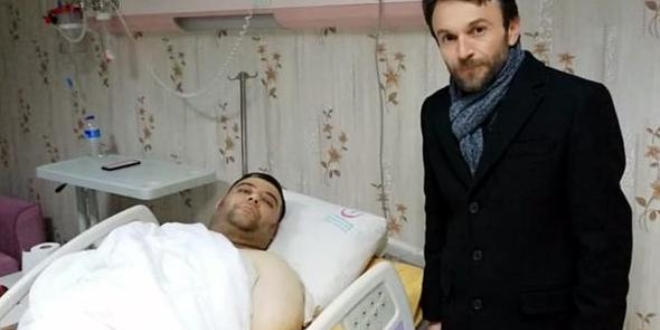 Bacağından vurulan öğretmenin tedavisi sürüyor