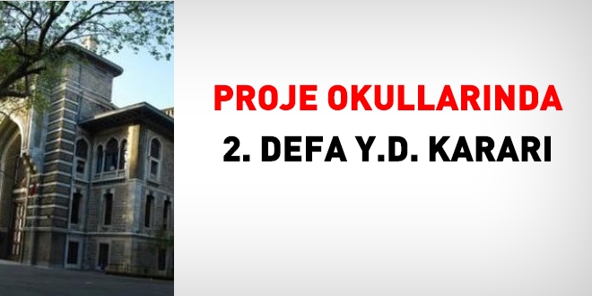 Dantay'dan, proje okullaryla ilgili yrtmeyi durdurma karar