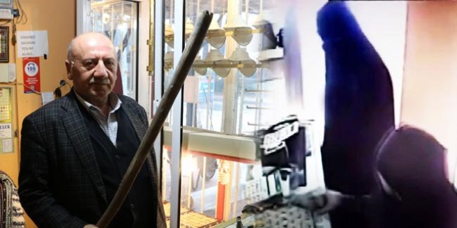'Bacım' dediği çarşaflı adamlar soyguncu çıktı