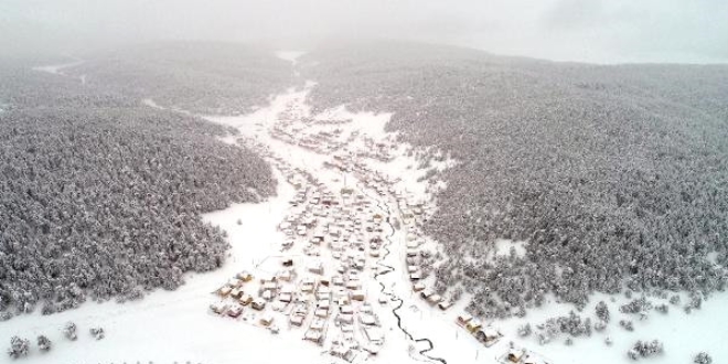 Eğriçimen Yaylası'nda kış, bir başka güzel