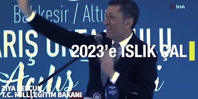 Sınıf öğretmeni '2023'e Islık Çal' klibi çekti