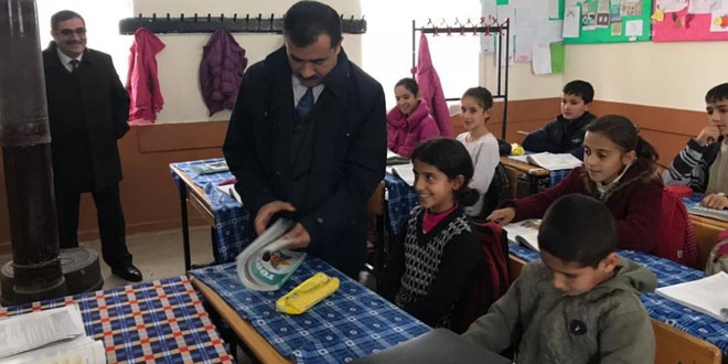 Milli Eğitim Müdürü, okul ziyaretlerine devam ediyor
