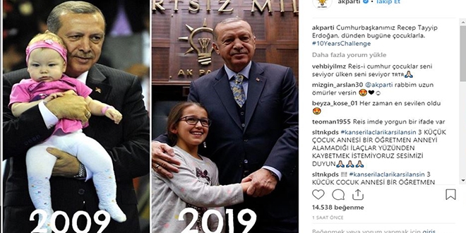 AK Parti'den Erdoğan'lı paylaşım