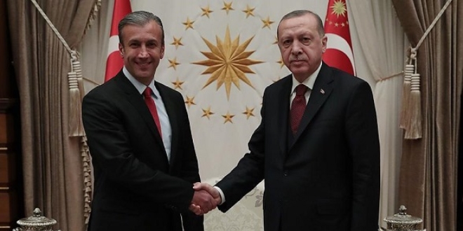 Cumhurbaşkanı Erdoğan, Tareck El Aissami'yi kabul etti