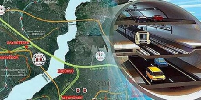 '3 Katlı Büyük İstanbul Tünel Projesi' planları onaylandı