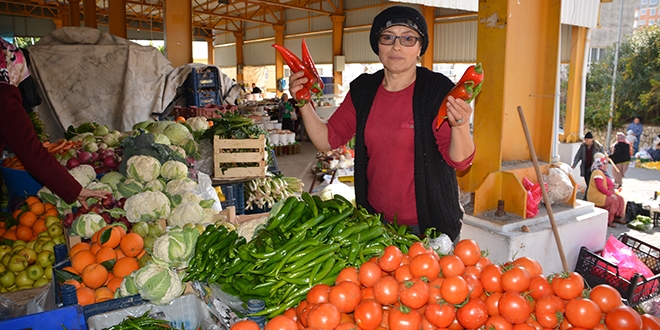 Biberin kilosu pazarda 20 lirayı buldu