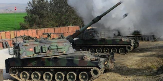 TSK, Tel Rıfat'taki YPG/PKK'lı teröristleri vurdu