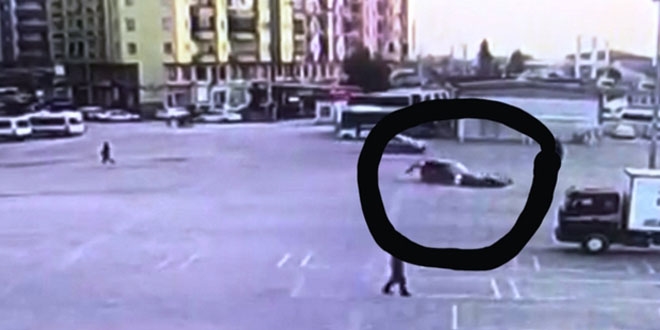 Drift yaparken kaza yapan sürücüye 5 bin lira ceza