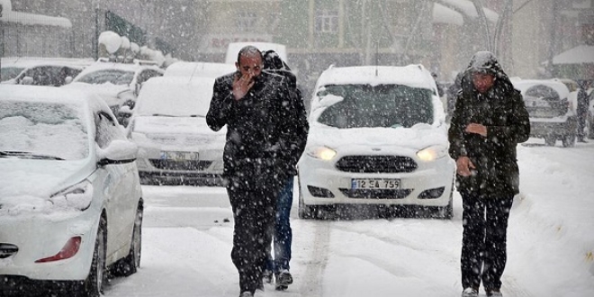 Doğu Anadolu Bölgesi'nde kar yağışı