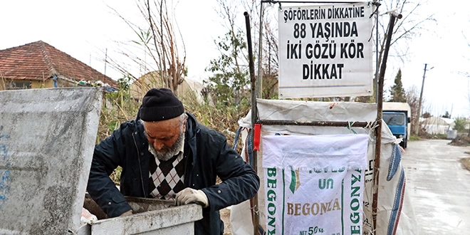 Görmeyen gözlerle 15 saatlik mesai