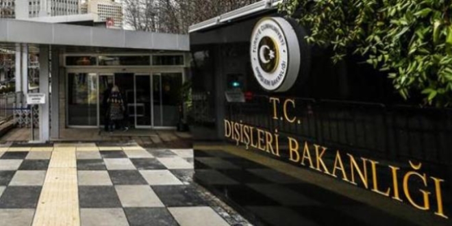 Dışişleri Bakanlığı'ndan İsrail'e sert tepki