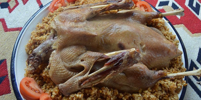 Frigya'nın yeni lezzeti: 'Siyez buğdaylı kaz yemeği'