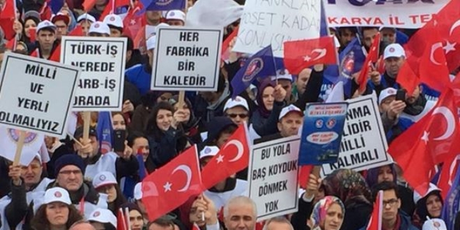 Türk Harb-İş Sendikası, Ankara'da eylem yaptı