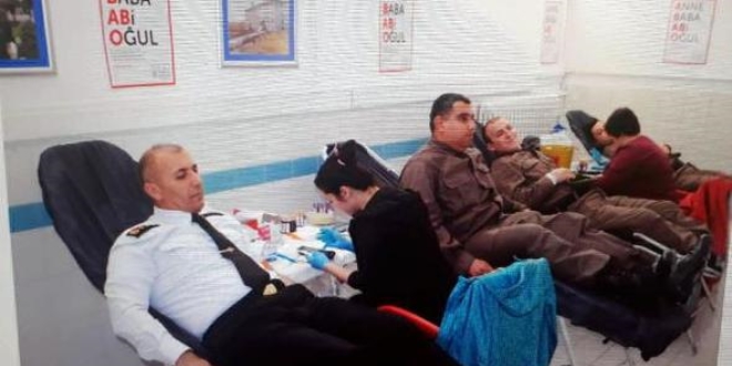 Tekirdağ jandarmasından kan ve kök hücre bağışı