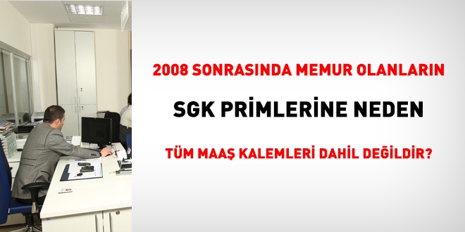 5510'da, hangi maaş kalemlerinden SGK kesintisi yapılır?