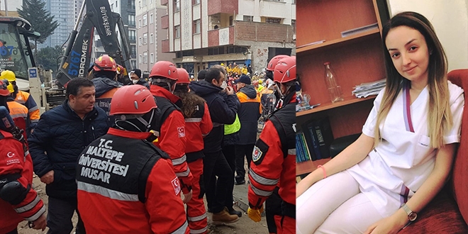 Hemşire olabilme hayali de enkaz altına kaldı