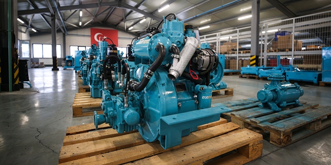 Yerli imkanlarla dizel motor üretip ihraç ediyor