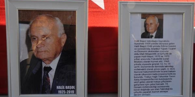 Ticaret eski Bakanı Başol, son yolculuğa uğurlandı