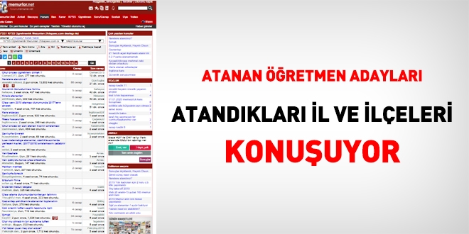 Atanan retmen adaylar, atandklar il ve ileleri konuuyor