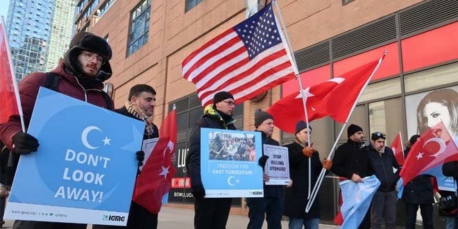Çin zulmüne karşı tek yumruk