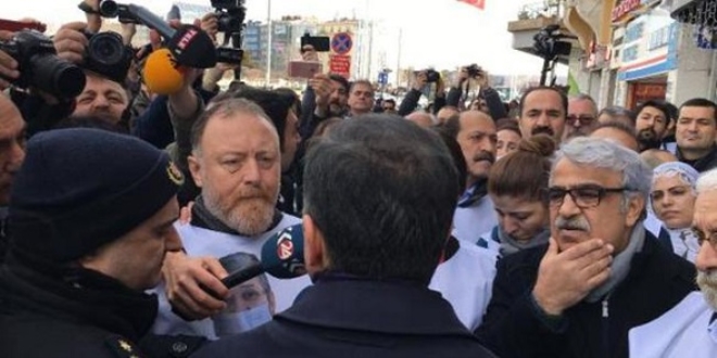 HDP'lilerin yürüyüşüne izin verilmedi