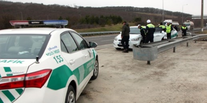 TEM'de 25 kilometrelik kovalamaca