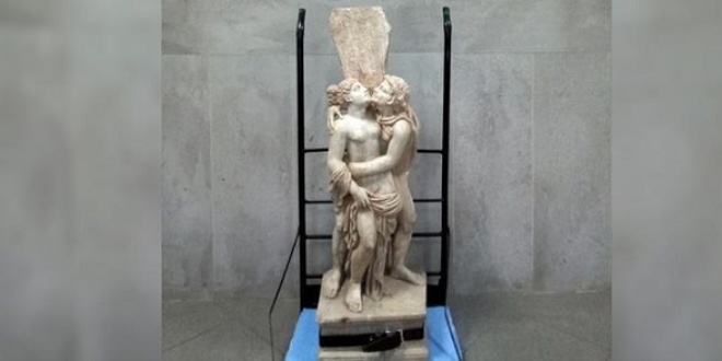 Tarihi heykeli 1.7 milyona satmak isterken yakaland