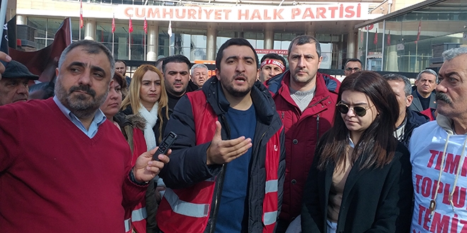 CHP'li muhalifler Genel Merkeze geldi