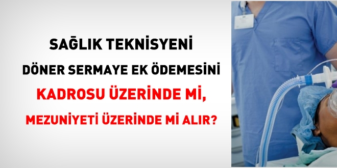 Döner sermaye ek ödemesi mezuniyet üzerinde mi kadro üzerinden mi ödenir?