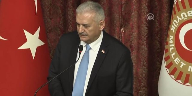 Binali Yıldırım Meclis Başkanlığı'na veda ediyor