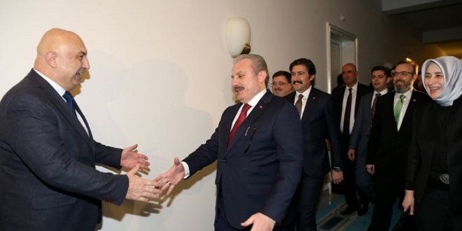 TBMM Başkan adayı Şentop'tan parti gruplarına ziyaret