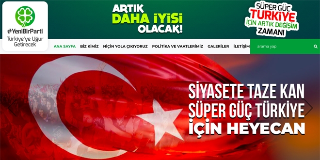 Yenibirparti.org adlı site yayına başladı