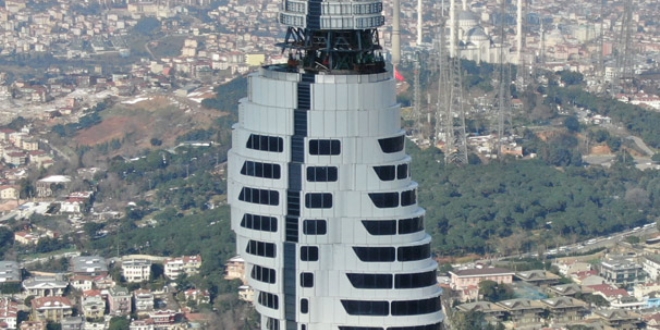 Çamlıca televizyon kulesinde yeni 5 kat yolda