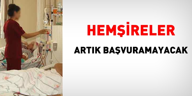 Hemşireler, artık diyaliz eğitimine başvuramayacak