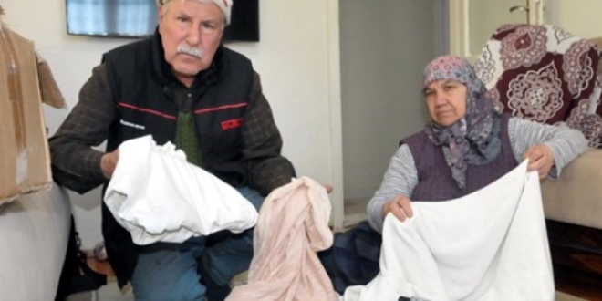 Halı örtüsü siparişi verdiler, koliden bez parçası çıktı