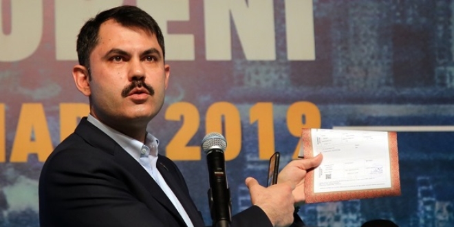Bakan Kurum: Tapu senedinde QR kodu uygulaması önemli