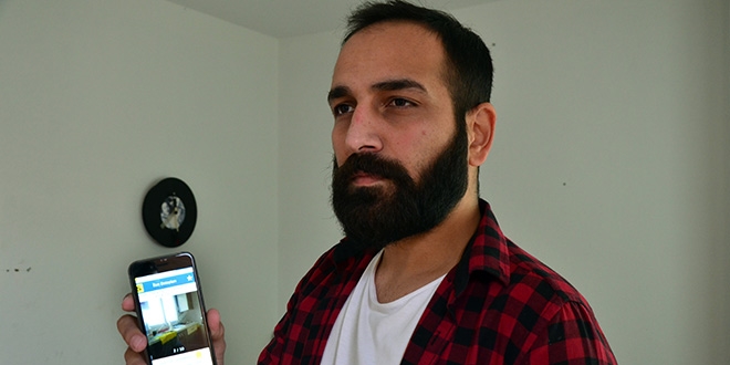 Oturduğu dairenin kiralık ilanını gören kiracı şok oldu