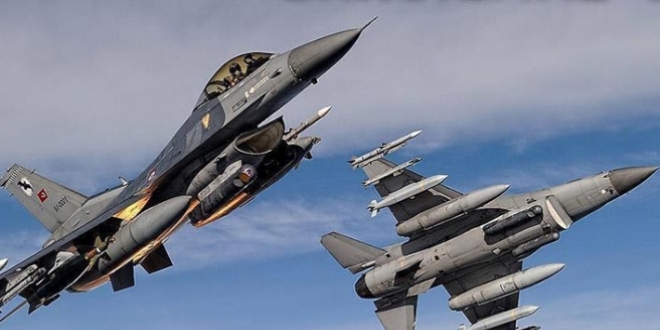 Irak'ın kuzeyindeki terör hedeflerine hava harekatı