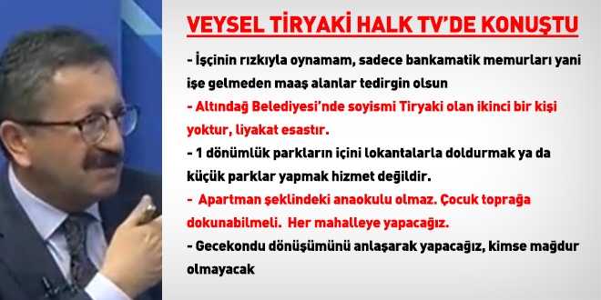 Veysel Tiryaki: Kazanacağım belli olduğu için işçileri çıkaracak dedikodusu yapılıyor