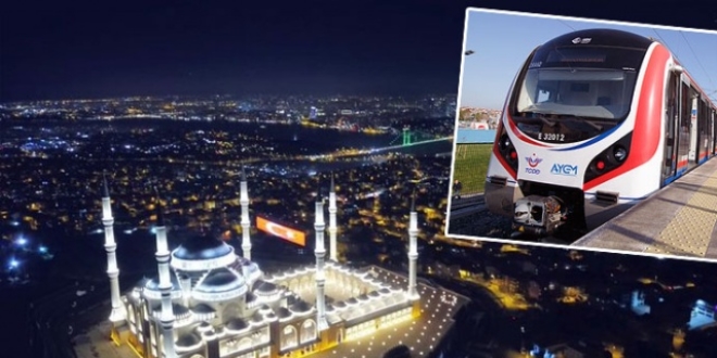 Çamlıca Camii yarın, Gebze-Halkalı pazara açılıyor