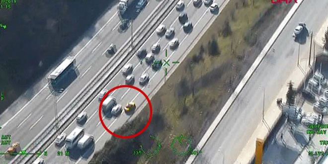 Helikopter tespit etti, işlem yapıldı