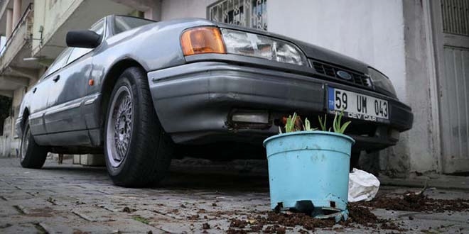 Kahraman babaneden saksılı savunma