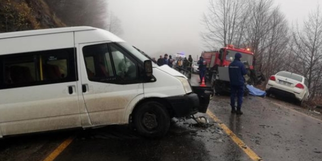 Ordu'da feci kaza: 2 l 4 yaral