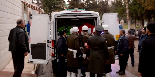 Fırat Kalkanı Harekatı şehidi memleketine uğurlandı