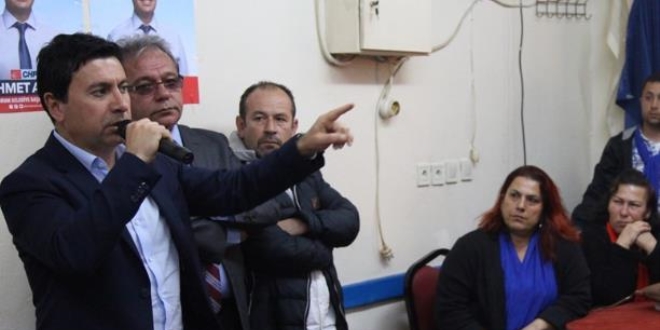 CHP Adayı Aras, göreve gelmeden hizmete başladı