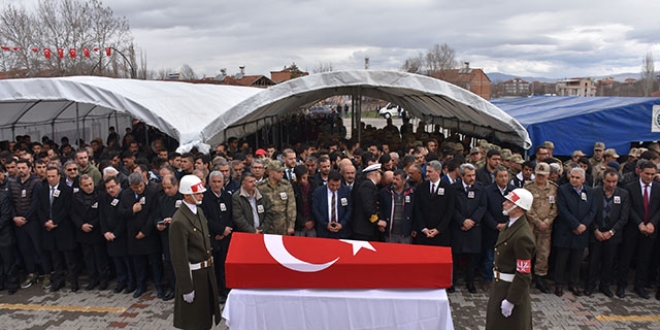 Azez şehidi, Malatya'da son yolculuğa uğurlandı