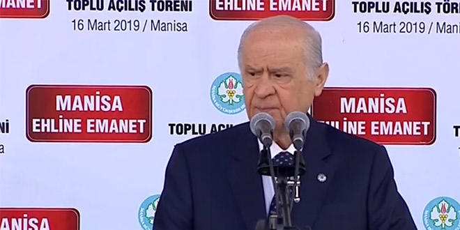 Bahçeli: Yoksulluk giderilir, ancak vatan elden giderse bunun dönüşü yoktur