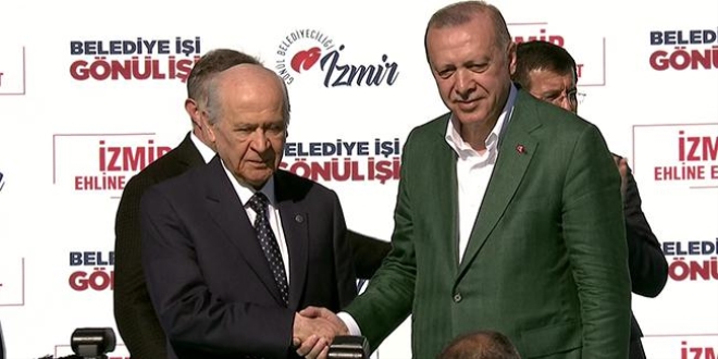 AK Parti ve MHP ilk ortak mitingini İzmir'de yaptı