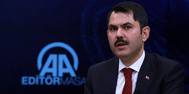 Bakan Kurum AA Editör Masası'na konuk olacak