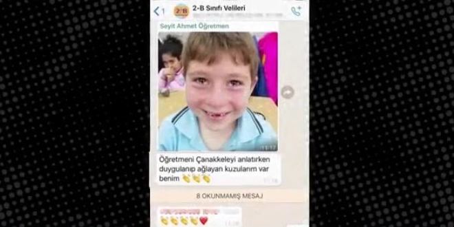 Öğretmeni paylaştı! 2. sınıf öğrencisi gözyaşlarını tutamadı